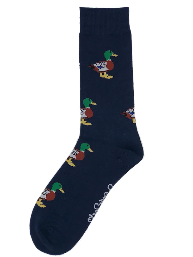 ShuttleSocks Adult Duck Socks - Navy - Size 8-12